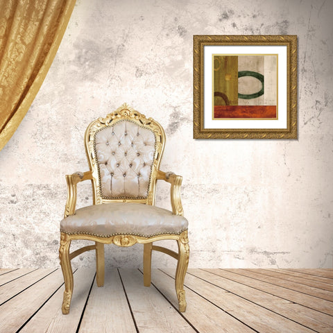 Next II Gold Ornate Wood Framed Art Print with Double Matting by Nelson, Brent