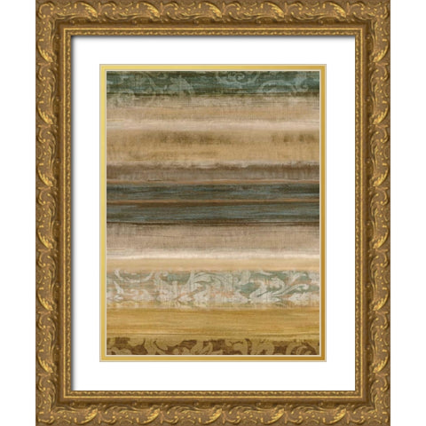 Ambient I Gold Ornate Wood Framed Art Print with Double Matting by Nelson, Brent