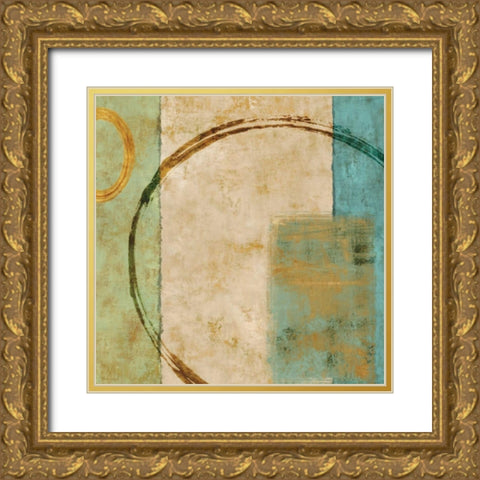 Relativity II Gold Ornate Wood Framed Art Print with Double Matting by Nelson, Brent