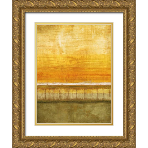 Skys the Limit I Gold Ornate Wood Framed Art Print with Double Matting by Nelson, Brent