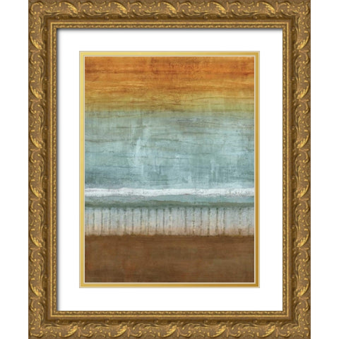 Skys the Limit II Gold Ornate Wood Framed Art Print with Double Matting by Nelson, Brent
