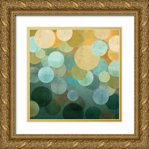 Upward I Gold Ornate Wood Framed Art Print with Double Matting by Nelson, Brent