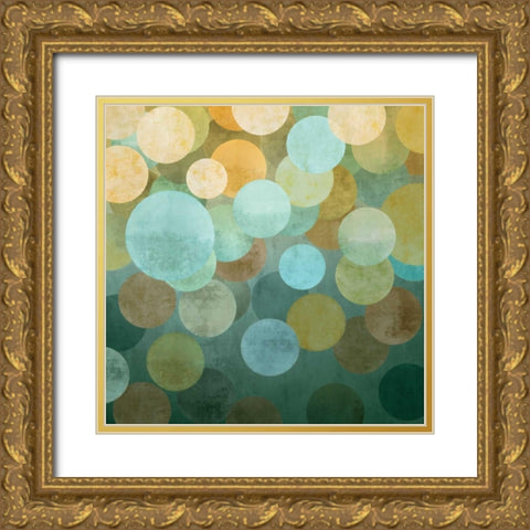 Upward II Gold Ornate Wood Framed Art Print with Double Matting by Nelson, Brent