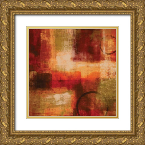 Brave New World I Gold Ornate Wood Framed Art Print with Double Matting by Nelson, Brent