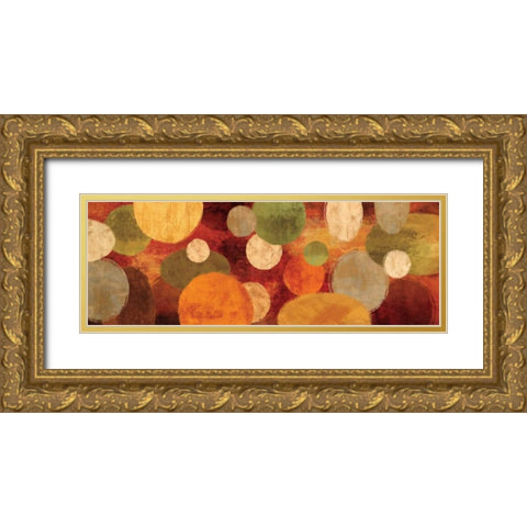 With Gusto I Gold Ornate Wood Framed Art Print with Double Matting by Nelson, Brent