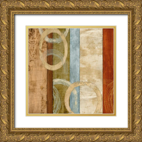 Behind the Scenes I Gold Ornate Wood Framed Art Print with Double Matting by Nelson, Brent