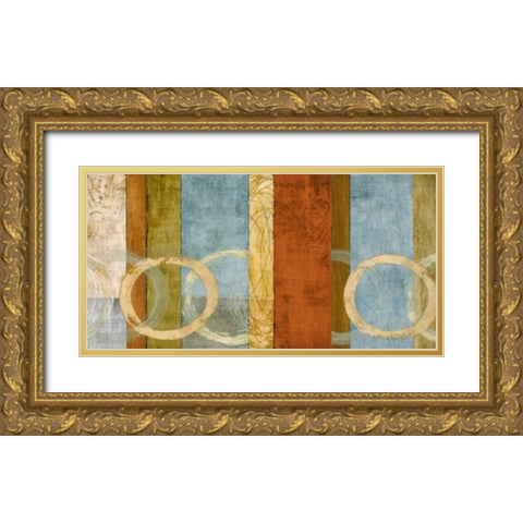 Inside Out Gold Ornate Wood Framed Art Print with Double Matting by Nelson, Brent