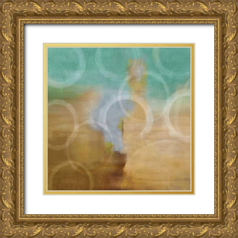 Ethereal I Gold Ornate Wood Framed Art Print with Double Matting by Nelson, Brent