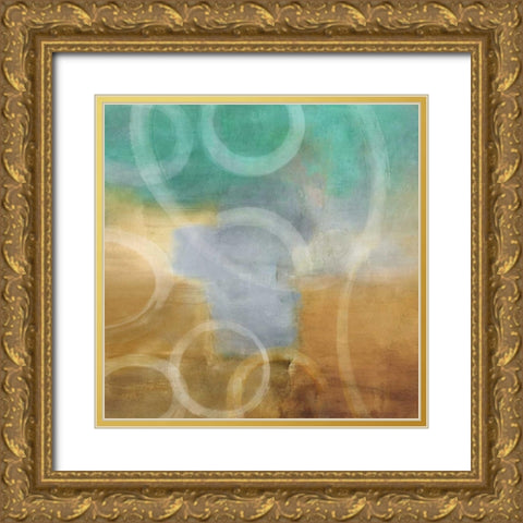 Ethereal II Gold Ornate Wood Framed Art Print with Double Matting by Nelson, Brent