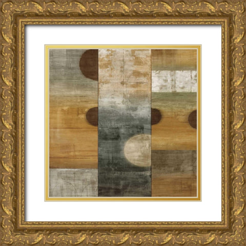 Roundabout I Gold Ornate Wood Framed Art Print with Double Matting by Nelson, Brent