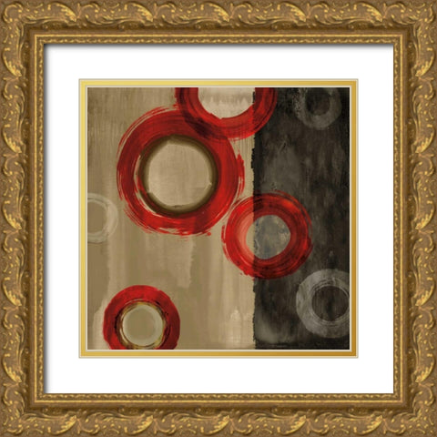 On A Roll II Gold Ornate Wood Framed Art Print with Double Matting by Nelson, Brent