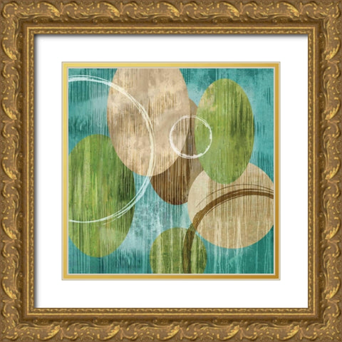 Authentic II Gold Ornate Wood Framed Art Print with Double Matting by Nelson, Brent