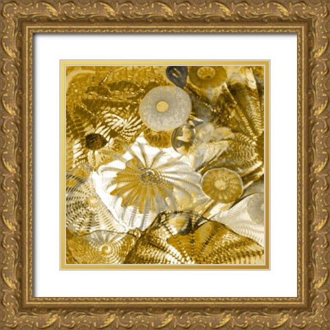 Underwater Perspective in Gold II Gold Ornate Wood Framed Art Print with Double Matting by Carter, Charlie