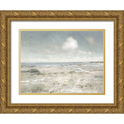 By the Shore Gold Ornate Wood Framed Art Print with Double Matting by McKee, Christy