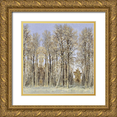 Entrance to the Woods Gold Ornate Wood Framed Art Print with Double Matting by McKee, Christy