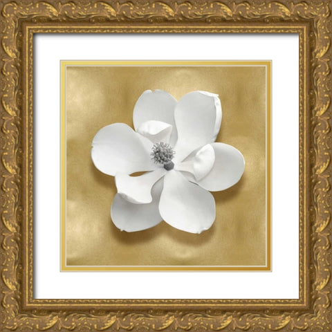 Pure I Gold Ornate Wood Framed Art Print with Double Matting by Kelly, Caroline