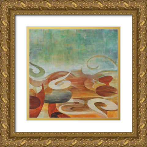 Labor of Love II Gold Ornate Wood Framed Art Print with Double Matting by Wilson, Cameron