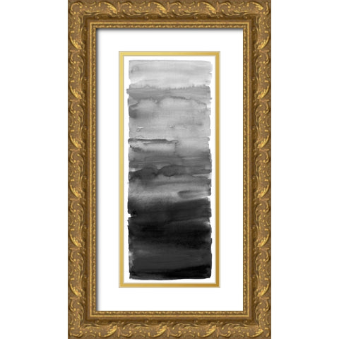 Black Blend Gold Ornate Wood Framed Art Print with Double Matting by Corbin, Allie