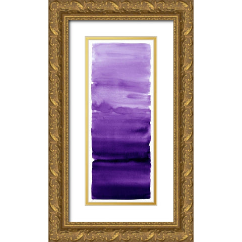 Purple Blend Gold Ornate Wood Framed Art Print with Double Matting by Corbin, Allie