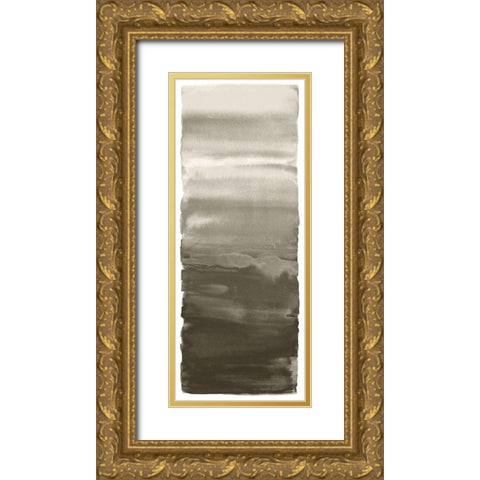Grey Blend Gold Ornate Wood Framed Art Print with Double Matting by Corbin, Allie