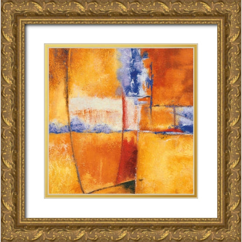 Intensita I Gold Ornate Wood Framed Art Print with Double Matting by Raimondi, Claudia