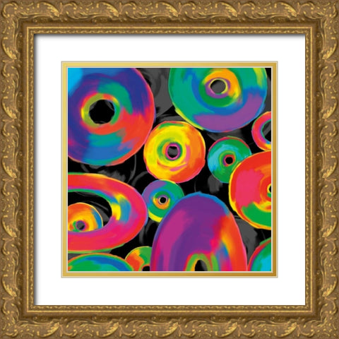 In Living Color I Gold Ornate Wood Framed Art Print with Double Matting by Rogers, Cameron