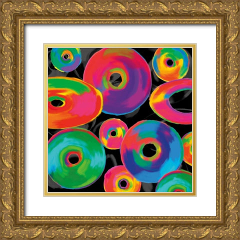 In Living Color II Gold Ornate Wood Framed Art Print with Double Matting by Rogers, Cameron