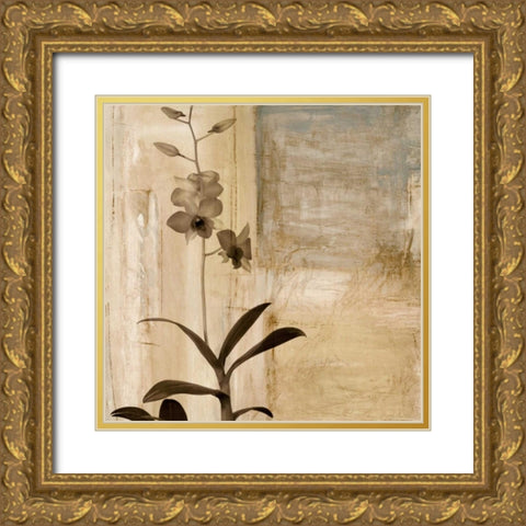 Shadow Dance I Gold Ornate Wood Framed Art Print with Double Matting by Donovan, Chris