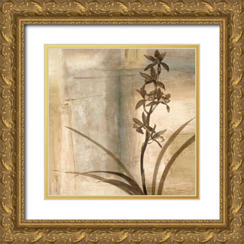 Shadow Dance II Gold Ornate Wood Framed Art Print with Double Matting by Donovan, Chris
