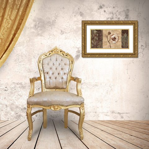 Quintessence I Gold Ornate Wood Framed Art Print with Double Matting by Donovan, Chris