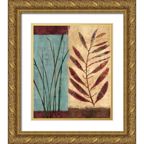 Exultation I Gold Ornate Wood Framed Art Print with Double Matting by Donovan, Chris