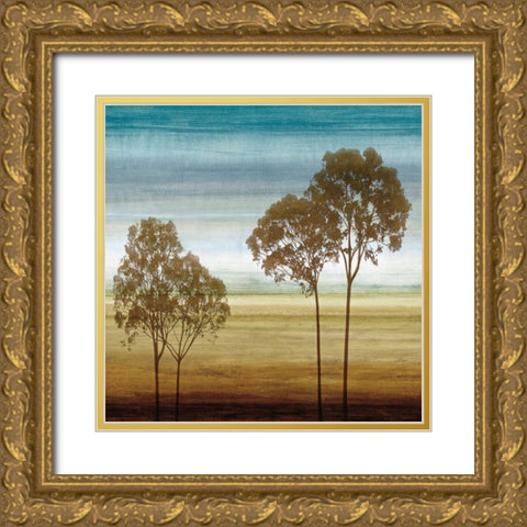 Repose II Gold Ornate Wood Framed Art Print with Double Matting by Donovan, Chris