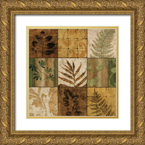 Natures Touch I Gold Ornate Wood Framed Art Print with Double Matting by Donovan, Chris