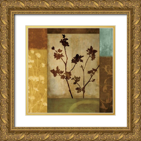 Intuition I Gold Ornate Wood Framed Art Print with Double Matting by Donovan, Chris