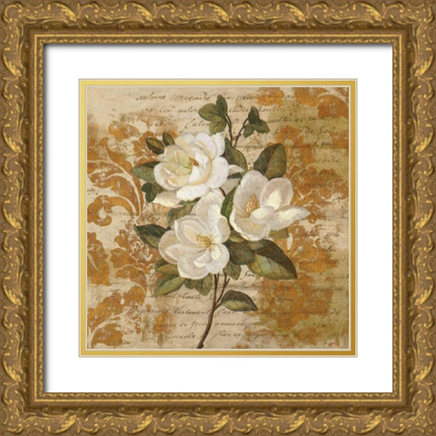 Love Notes I Gold Ornate Wood Framed Art Print with Double Matting by Donovan, Chris