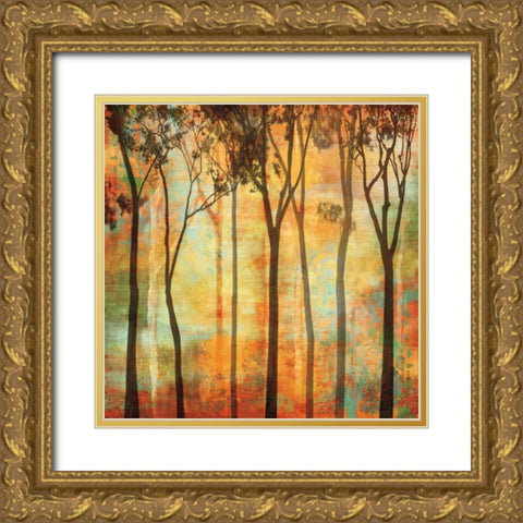 Magical Forest I Gold Ornate Wood Framed Art Print with Double Matting by Donovan, Chris