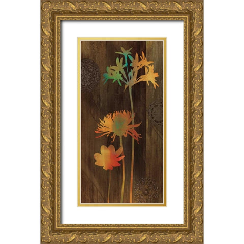 Companions II Gold Ornate Wood Framed Art Print with Double Matting by Donovan, Chris