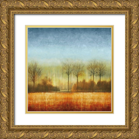 The Crossing I Gold Ornate Wood Framed Art Print with Double Matting by Donovan, Chris