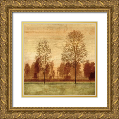 Golden Sunrise I Gold Ornate Wood Framed Art Print with Double Matting by Donovan, Chris