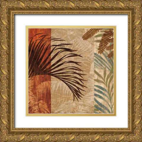 In the Tropics II Gold Ornate Wood Framed Art Print with Double Matting by Donovan, Chris