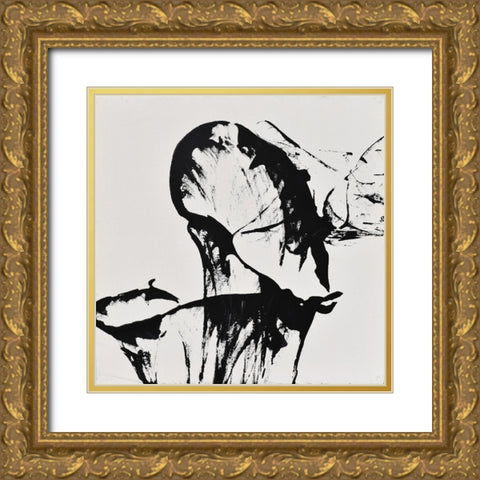 String Theory Time Gold Ornate Wood Framed Art Print with Double Matting by Klingeler, Christian