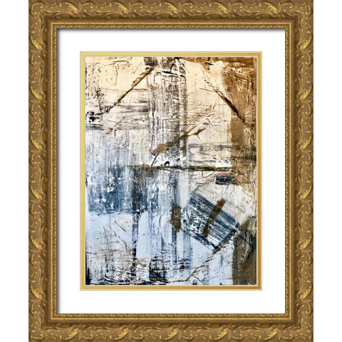 Benzoite Gold Ornate Wood Framed Art Print with Double Matting by Klingeler, Christian