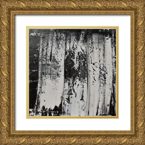 Elemental Wave Gold Ornate Wood Framed Art Print with Double Matting by Klingeler, Christian