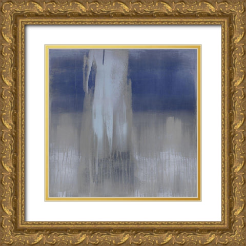 Free Fall I Gold Ornate Wood Framed Art Print with Double Matting by Wright, Christine