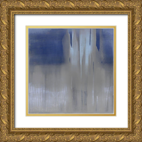 Free Fall II Gold Ornate Wood Framed Art Print with Double Matting by Wright, Christine