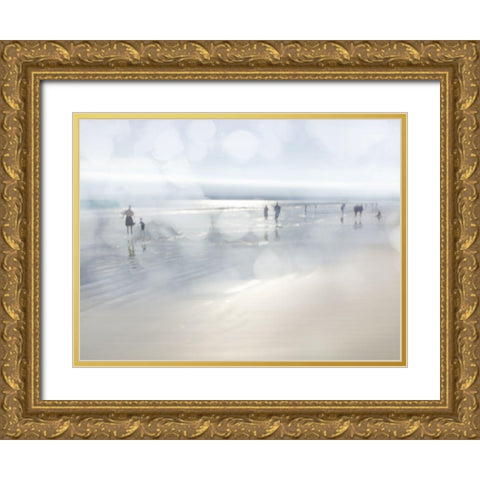 Lowtide Gold Ornate Wood Framed Art Print with Double Matting by Davis, Devon
