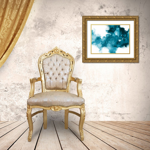 Emerge I Gold Ornate Wood Framed Art Print with Double Matting by Hudson, Daniela