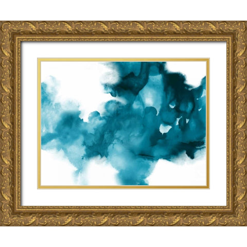 Emerge I Gold Ornate Wood Framed Art Print with Double Matting by Hudson, Daniela