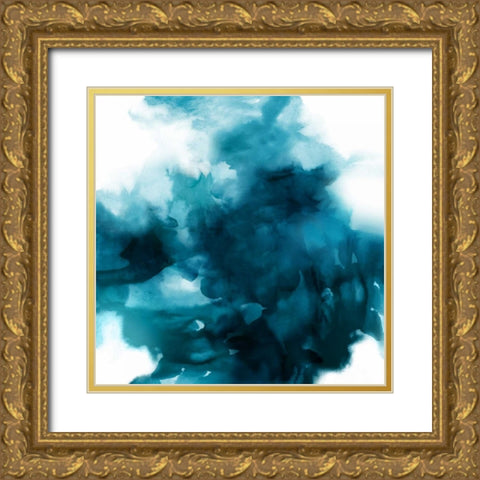Emerge II Gold Ornate Wood Framed Art Print with Double Matting by Hudson, Daniela