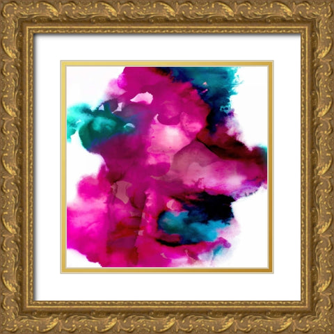Transform II Gold Ornate Wood Framed Art Print with Double Matting by Hudson, Daniela